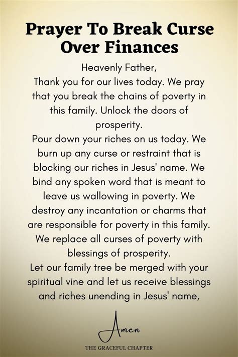 Prayer by Jekalyn Carr for breaking generational curses